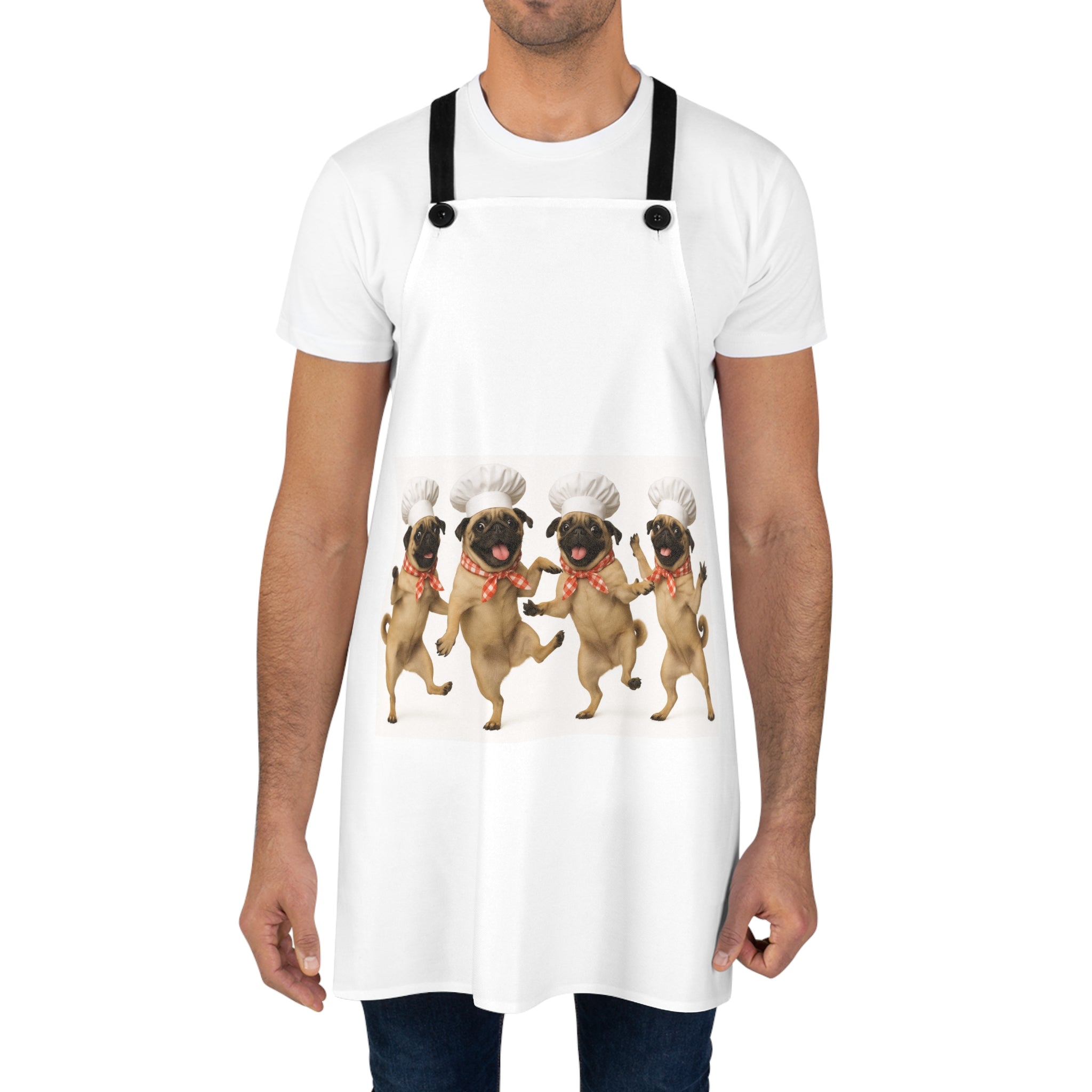 Dancing Pug Chefs Apron
