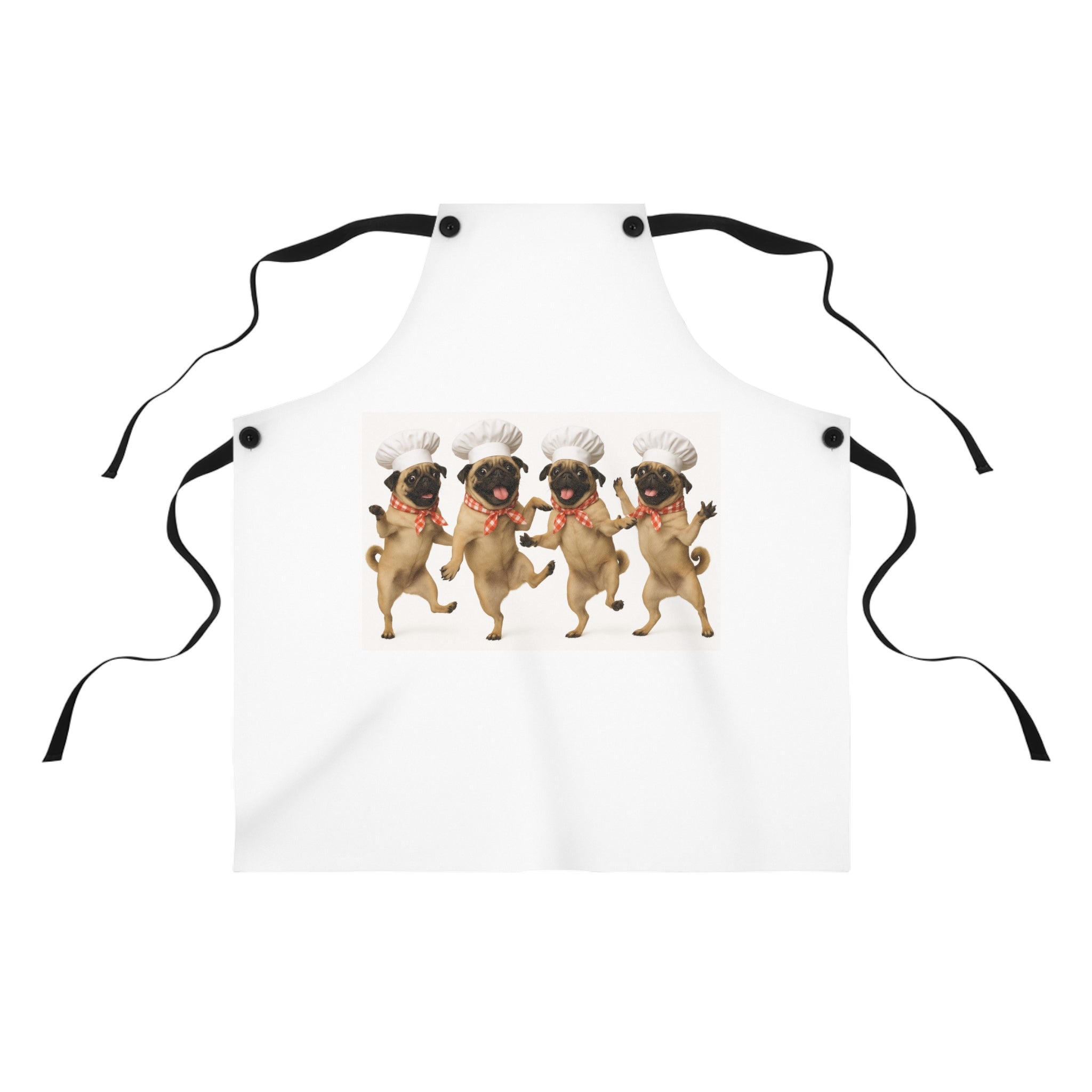 Dancing Pug Chefs Apron