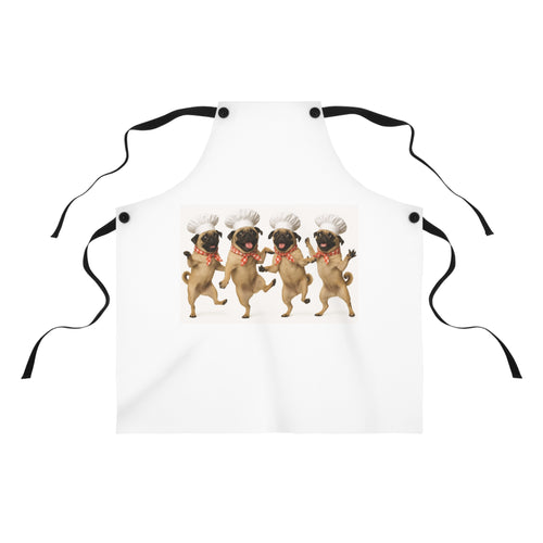 Dancing Pug Chefs Apron