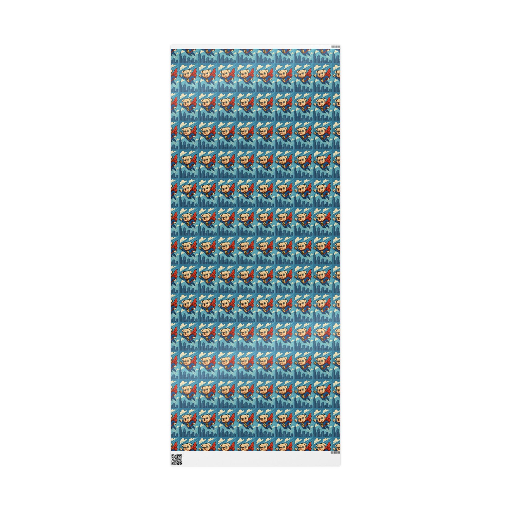 Super-O Pup Hero Wrapping Paper