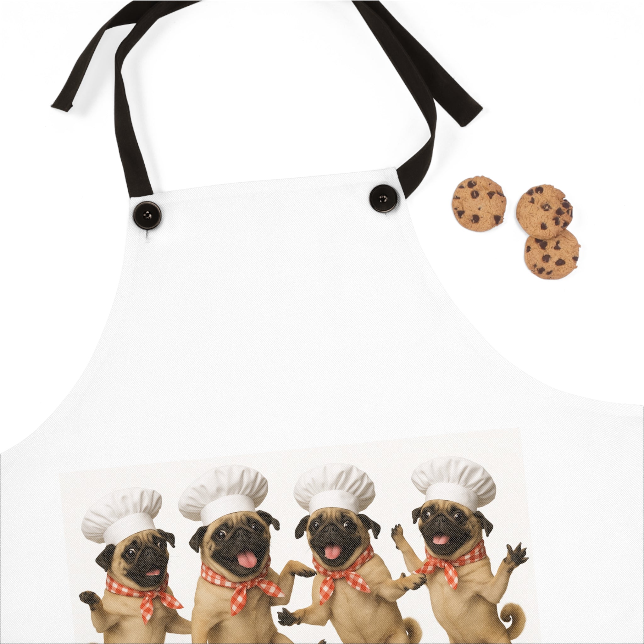 Dancing Pug Chefs Apron